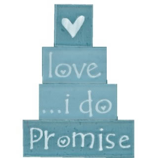 Heidi Grace Designs - wedding words  (sold in 3's)